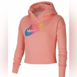 Nike Girls cropped hoodie / brand new never worn / size LARGE